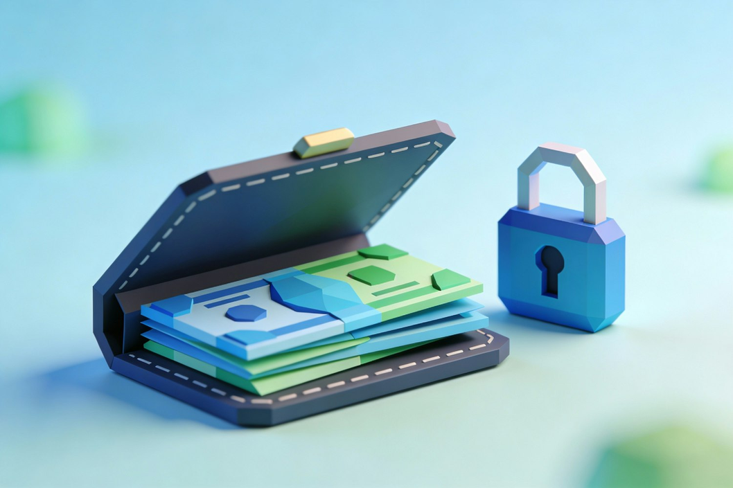 Conductor revisando sus ingresos con una calculadora